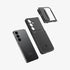 ACS07313 - Galaxy S24 Ultra Case Optik Armor in Black showing the back